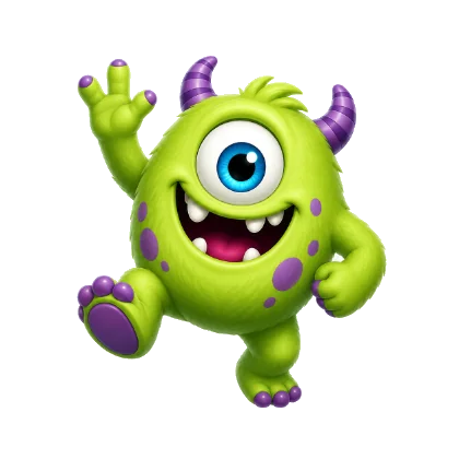 Grünes Ole!Ole! Monster